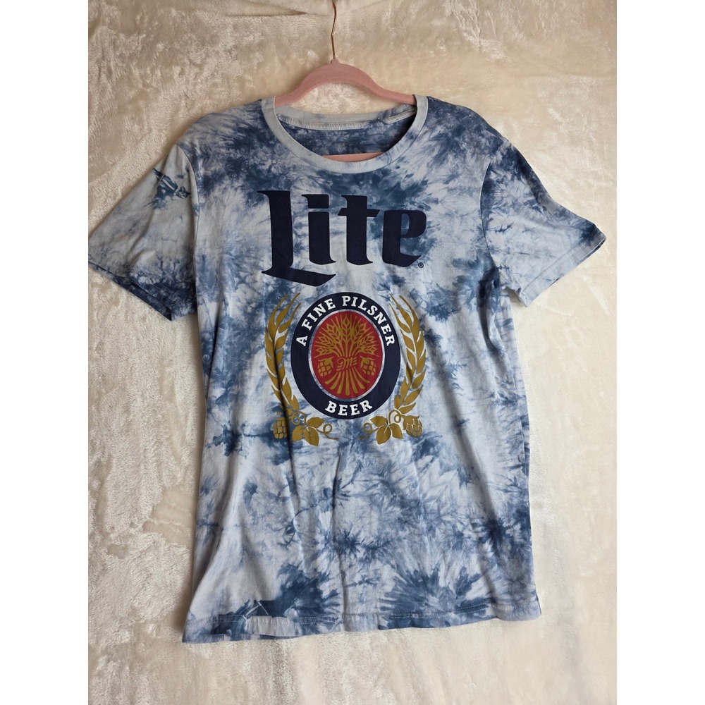 Miller Lite Tie Dye T‎ Shirt